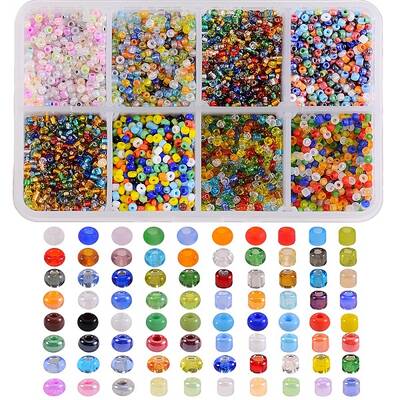 160G 8 Style Glass Seed Beads