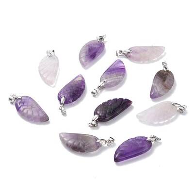 Natural Amethyst Pendants