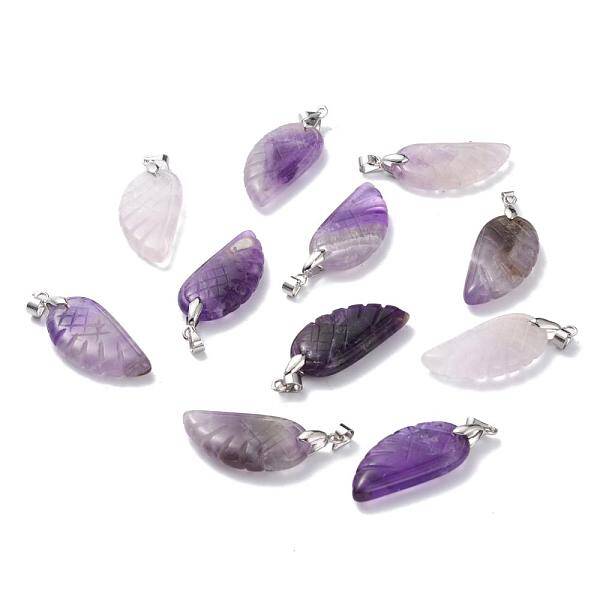 Natural Amethyst Pendants