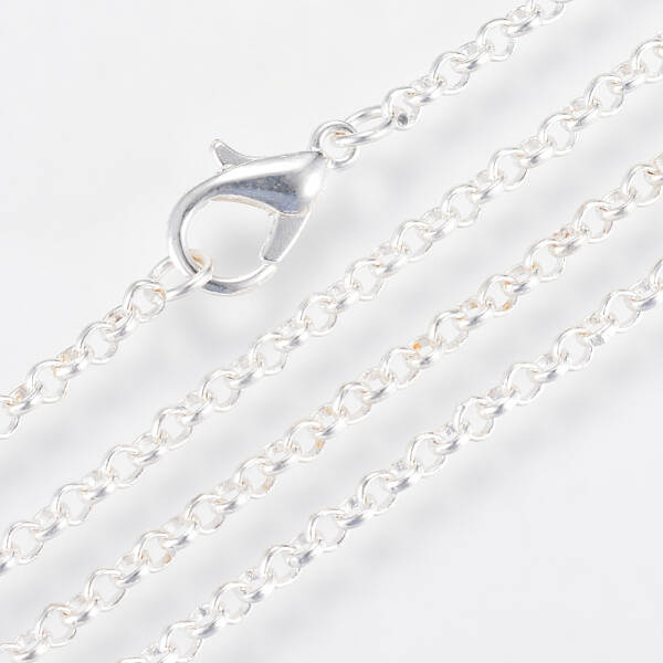 Iron Rolo Chains Necklace Making