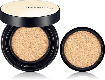 JUNG SAEM MOOL Essential Skin Nuder moisturizing foundation in sponge + refill color Pink Light 2× 14 g