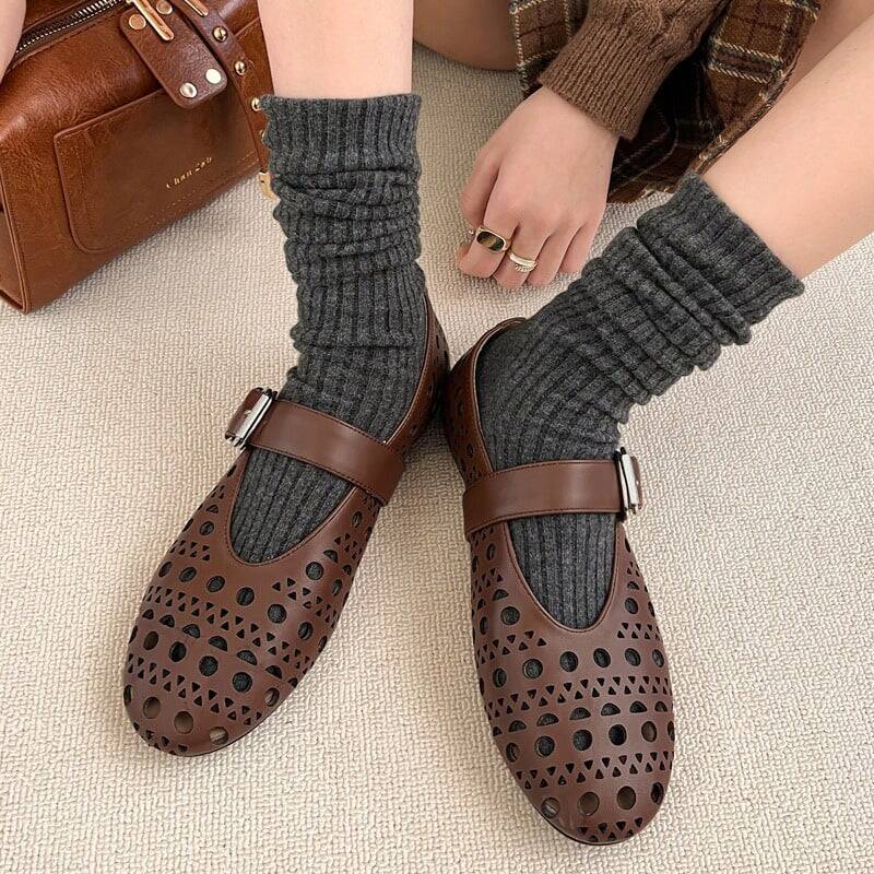 CHIKO Charleigh Round Toe Block Heels Mary Jane Shoes