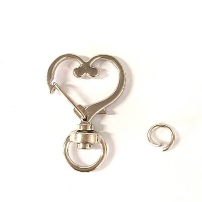 Heart Alloy Swivel Clasps