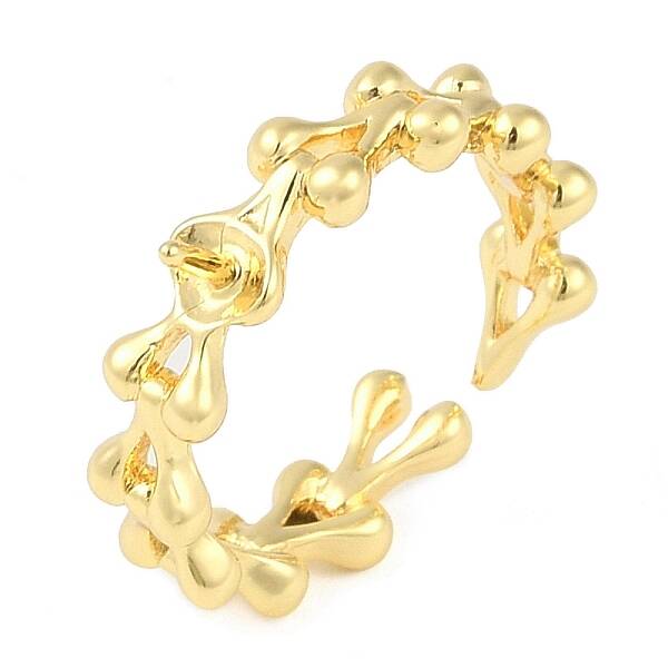 Brass Cuff Finger Ring Settings