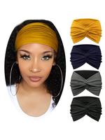 Solid Color Knot Design Hair Band, Hair Accessories, Casual Wide Band Hair Styling Accessories for Women & Girls, Minimalist ...