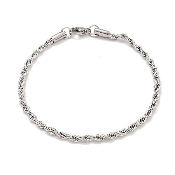 Tarnish Resistant 3MM 304 Stainless Steel Rope Chain Bracelets for Women