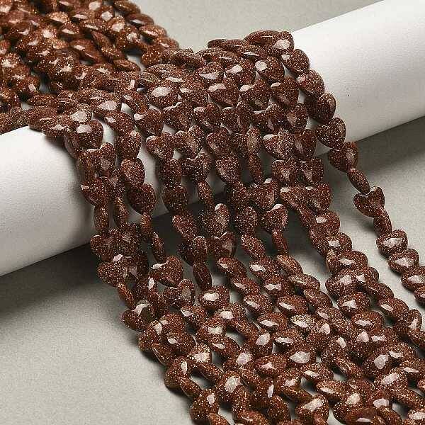 Synthetic Goldstone Beads Strands