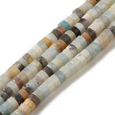 Natural Flower Amzonite Beads Strands