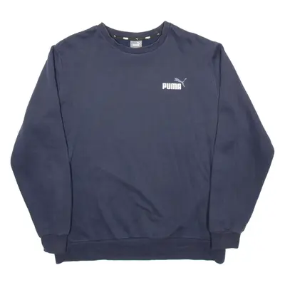 PUMA Mens Sweatshirt Blue L