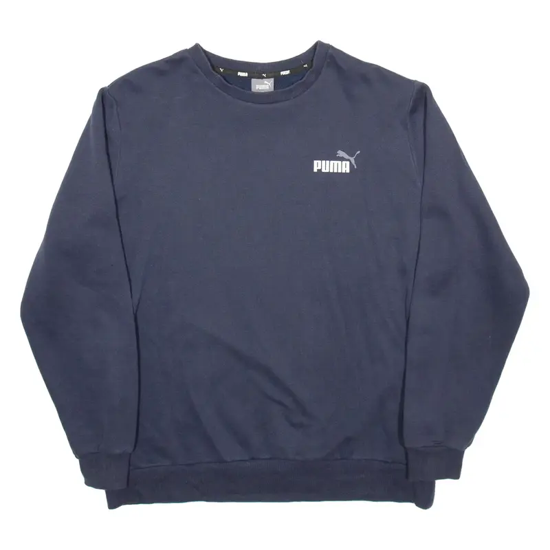 PUMA Mens Sweatshirt Blue L