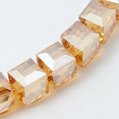 Electorplated Glass Beads