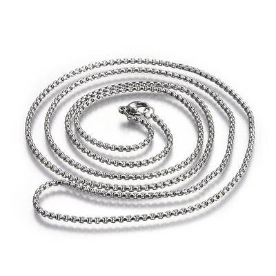 Non-Tarnish 304 Stainless Steel Box Chain Necklaces
