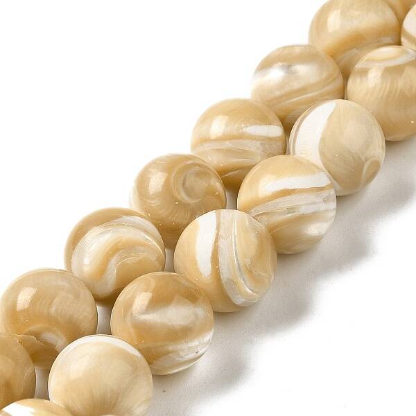 Natural Trochus Shell Beads Strands