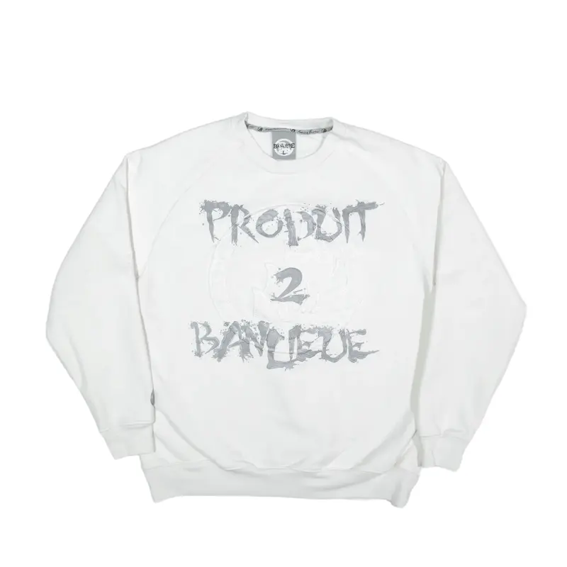 BANLIEUE Sweatshirt White Mens L