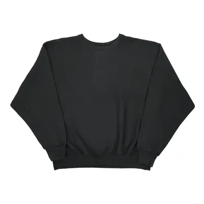 Reverse Weave Champion Sweatshirt - XL Black Cotton Blend