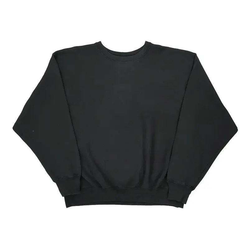 Reverse Weave Champion Sweatshirt - XL Black Cotton Blend