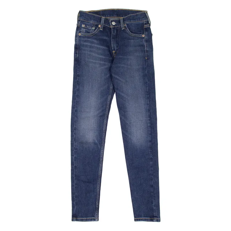 LEVI'S 519 Jeans Hi-Ball Mens Blue Slim Skinny Stone Wash W26 L29