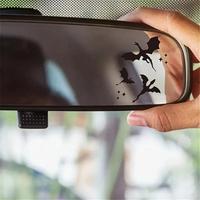 Cartoon Dragon Pattern Car Rearview Mirror Sticker, Irregular Shape Self Adhesive Car Rearview Mirror Sticker, Car Interior D...