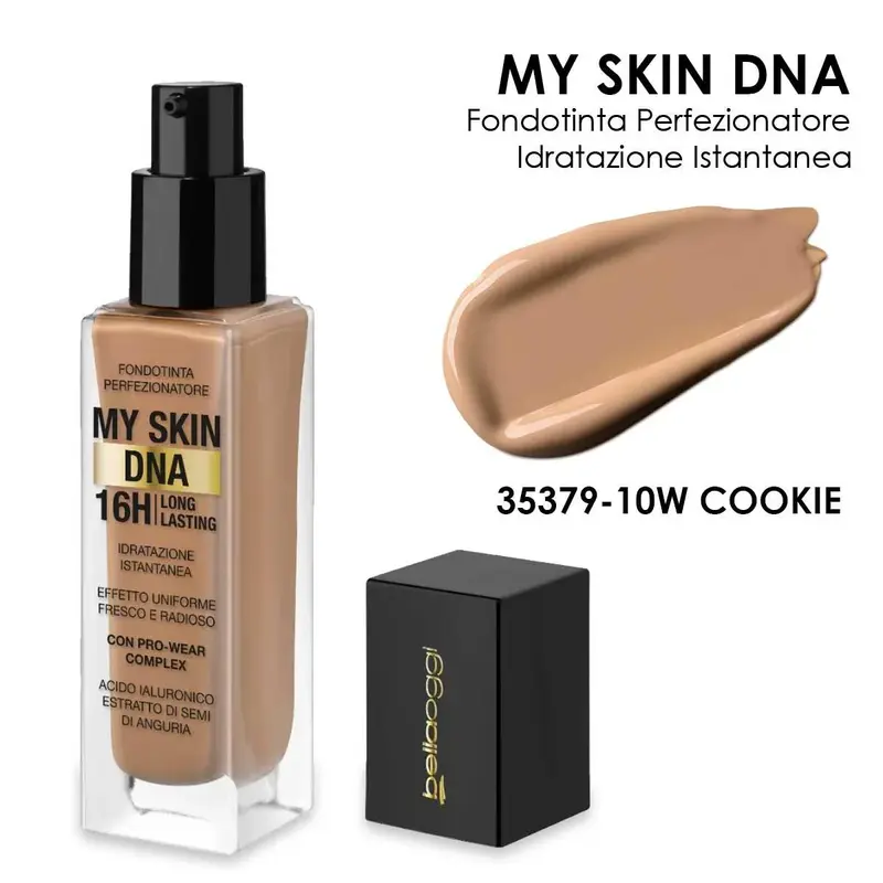 Bella Oggi My Skin Dna Long Lasting Foundation 16H Cookie