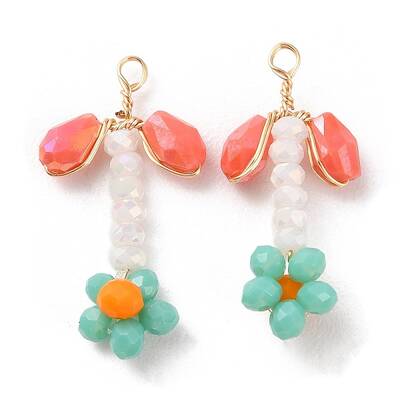 Glass Beaded Pendants