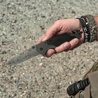 Folding knife for outdoor use; stainless steel pocket knife; fruit knife with no lock; small knife for camping Survival Gear