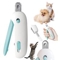 Pet Nail Clipper, Adjustable Cat Nail Trimmer for Cat, Puppy or Tiny Dogs, Portable Dog Claw Cutter with Clipping Debris Stor...