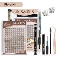 JMS&JMS Flora-C Lash Kit l Cozy Time Series l 120pcs 8-18mm Eyelash Cluster DIY Springtok Lash Extensions at Home Makeup Cosm...