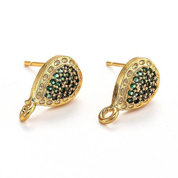 Brass Stud Earring Findings