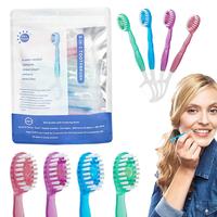 26pcs disposable mini toothbrushes, travel size, easy to carry, five-in-one fitting toothbrush, with toothpaste + dental flos...