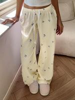 Women's Striped Print Tie Waist Pants, Casual Comfy Trousers for Daily Wear, Ladies Bottoms for All Seasons