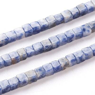 Natural Blue Spot Jasper Beads Strands