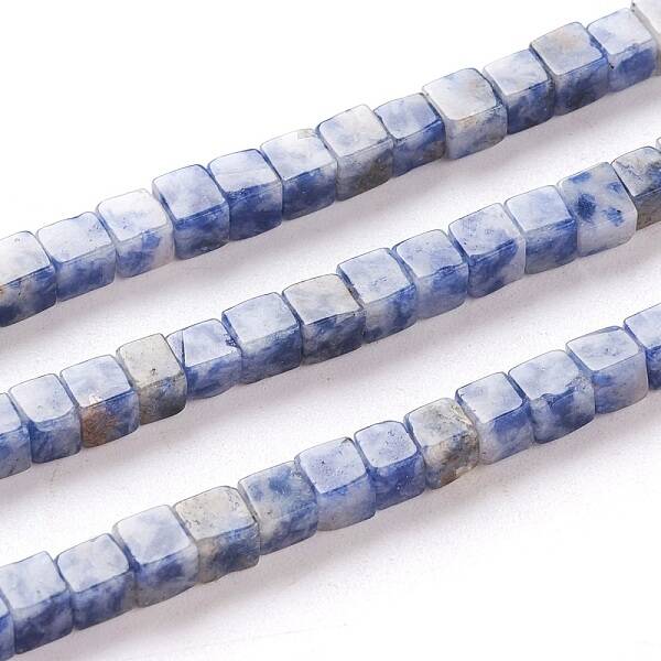 Natural Blue Spot Jasper Beads Strands