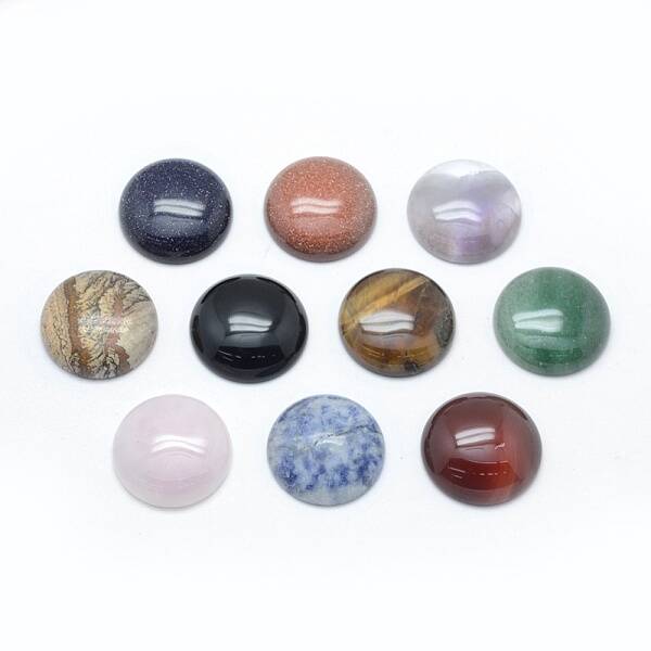 Natural & Synthetic Mixed Stone Cabochons