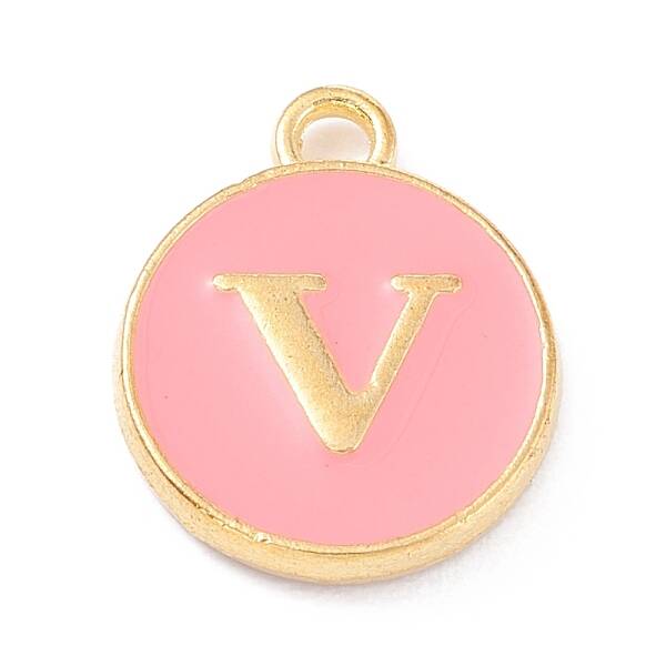 Golden Plated Alloy Enamel Charms