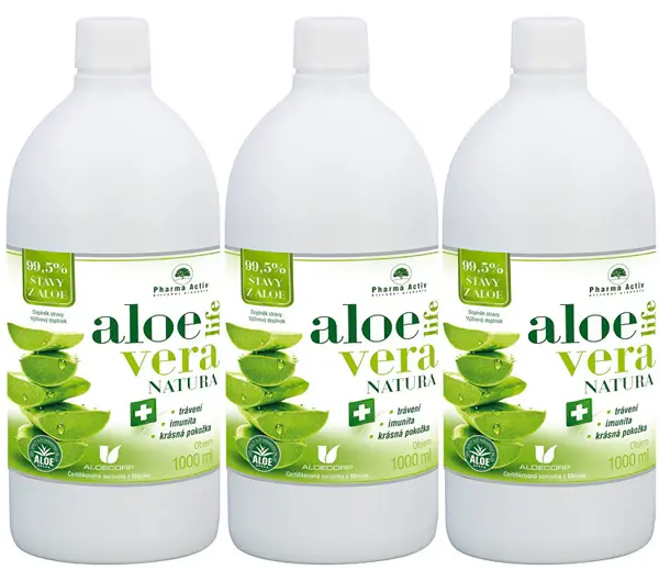 Pharma Activ Aloe Vera Life Natura 3 X 1000 Ml 2 + 1 Set