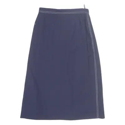 JOBIS Womens Pencil Skirt Blue Midi S