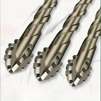 Carbide Tipped Sawtooth Eccentric Drill Bit, Hex Shank Drill Bit for Ceramic Tile, Cast Iron, Glass, Marble, Concrete, Dry Dr...