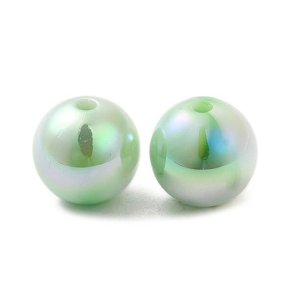 Iridescent ABS Plastic Beads