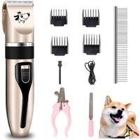Clippers  Kit and Paw Trimmer,Cordless,Low Noise, Electric Quiet,Rechargeable,  Trimmer ,  Clippers for Thick Coats,Shaver fo...