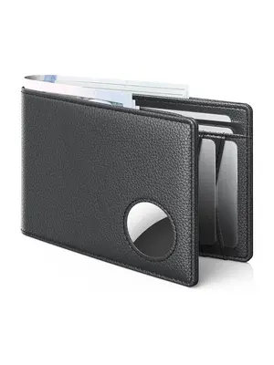 Men's 2024 New Stylish Simple Plain Pu Leather Card Holder, Multiple Card Slots, Casual Plain Bifold Wallet for Daily Use, Tr...