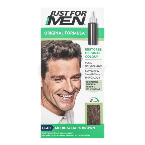 Just For Men Shampoo-in Haircolour H40 Castano Scuro Medio 66 ml