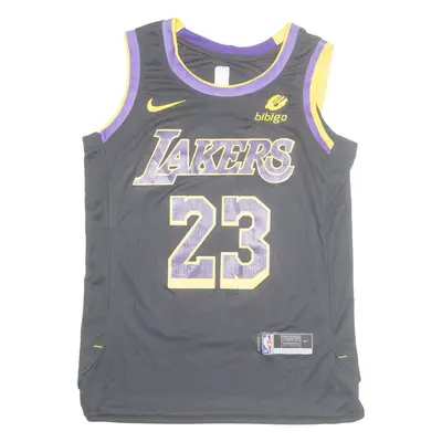 NIKE La Lakers Mens Jersey Black Sleeveless USA S