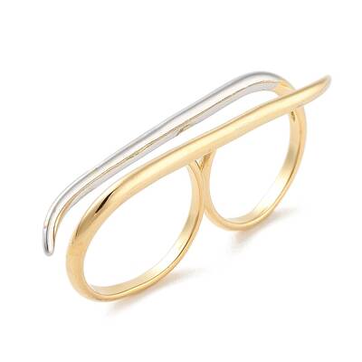 Brass Open Cuff Ring