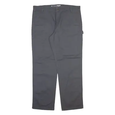 CARHARTT Carpenter Workwear Mens Trousers Grey Relaxed Straight W42 L34
