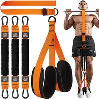 Pull Up Assistance Band, 1 Set Adjustable Resistance Band with Fabric Feet/knee Rest, Fitness Equipment for Home Gym Workout,...