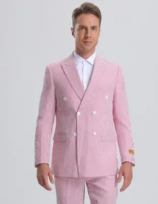 Mens Double breasted Suit - 