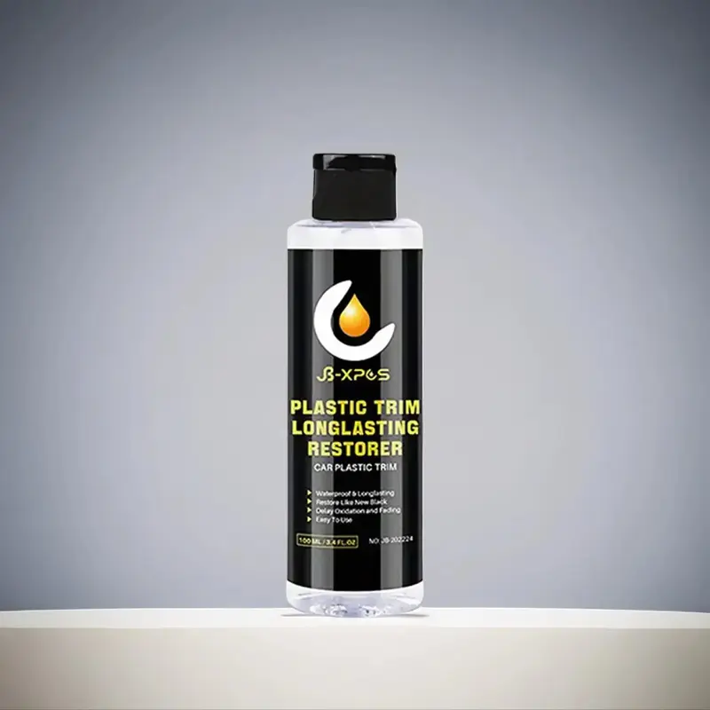100ML Automotive Plastic Trim Restorer for Summer, 1 Count Interior Detailer Car Leather Renovator, Car Accessories, Prof...