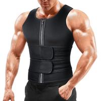 Sauna Vest Waist Trainer for Men - Mens Sauna Suit Double Sweat Belt Body Shaper for Gym Workout Exercise