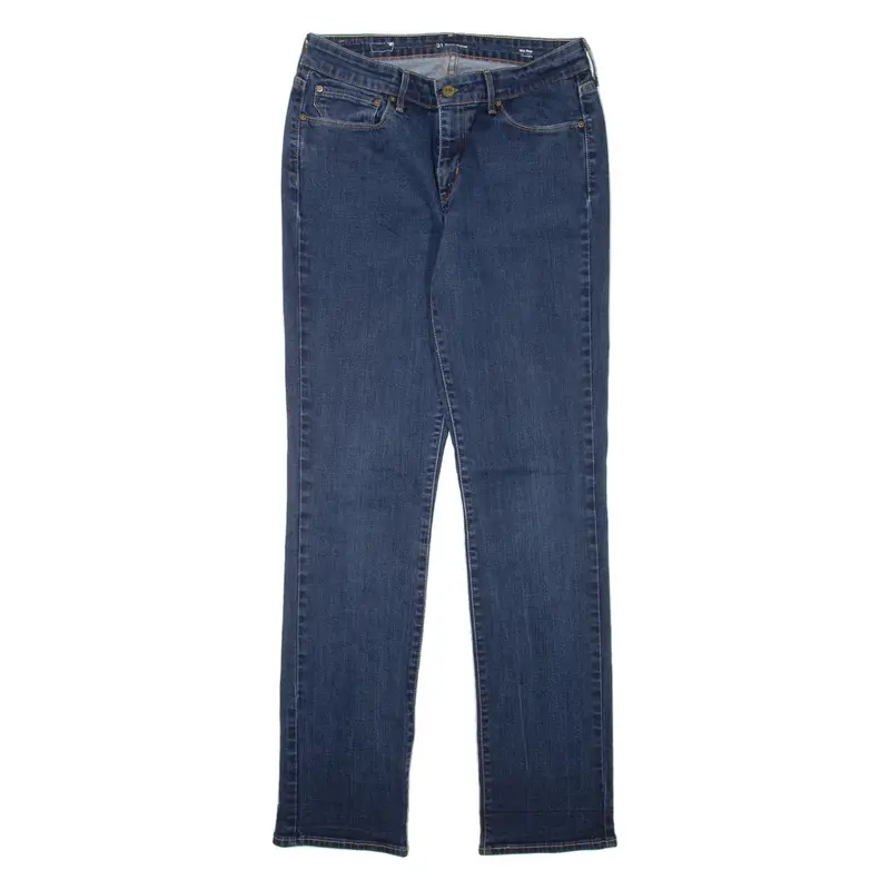 LEVI'S Mid Rise Womens Jeans Blue Regular Straight W27 L31