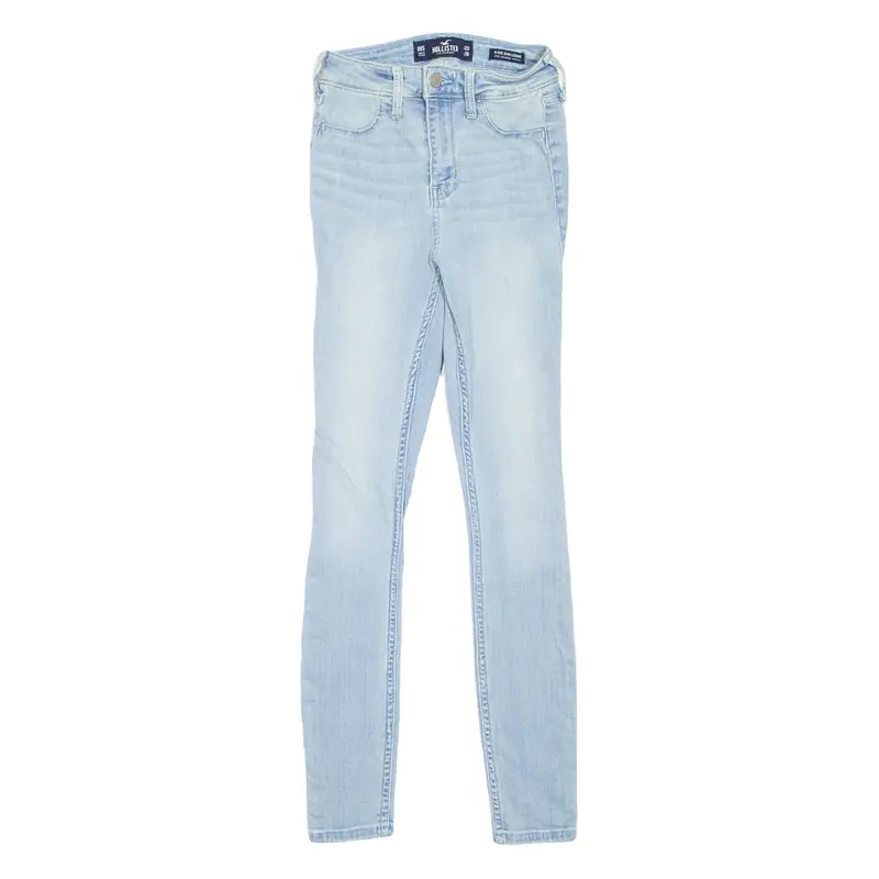 HOLLISTER High Rise Legging Womens Jeans Blue Slim Skinny Stone Wash W23 L26